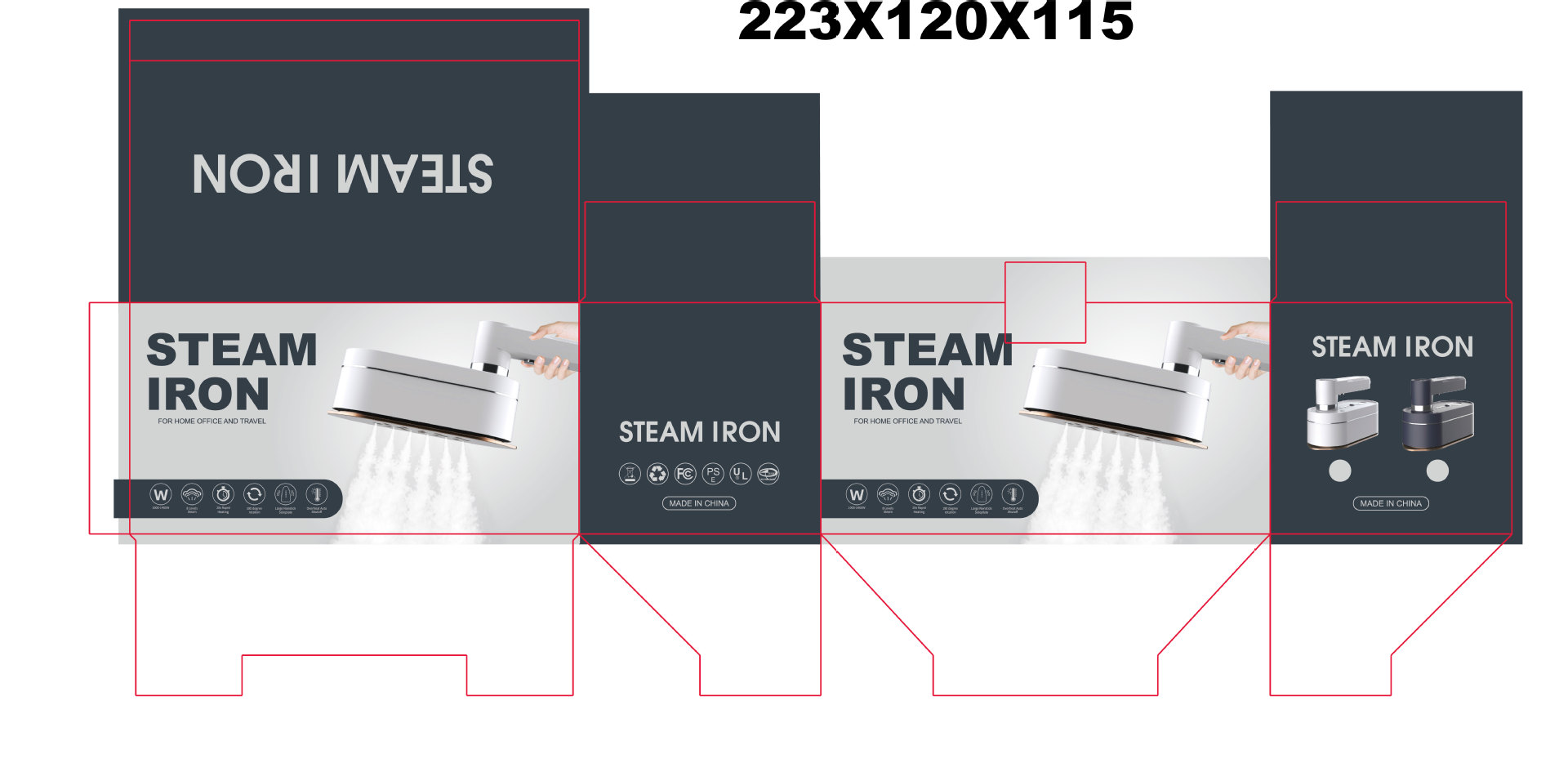 Handheld Garment Steamer 8-level Adjustable Portable Iron_voghion.com