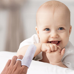 Baby BibaPet Gauze Finger Brush for Cleaning Baby's Tongue and Oral Hygiene, Item No. 70850