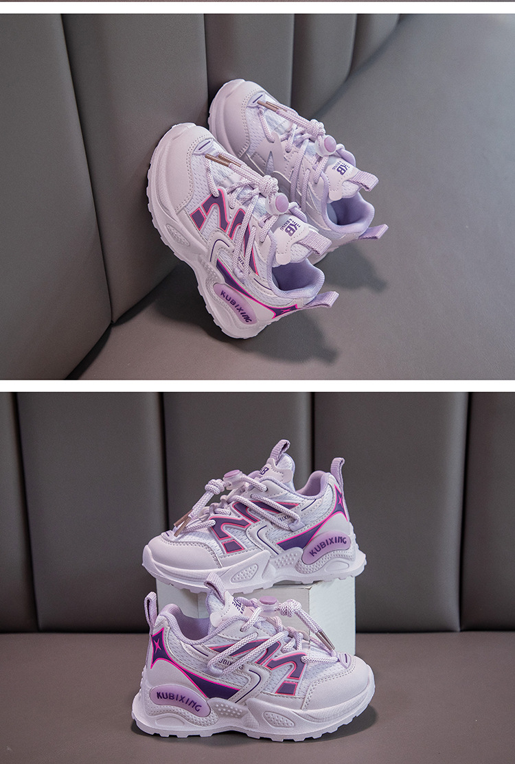 Ragazze che corrono per le studentesse delle scuole primarie e secondarie, versatili scarpe da tennis autunnali con suola morbida, versione coreana,_voghion.com