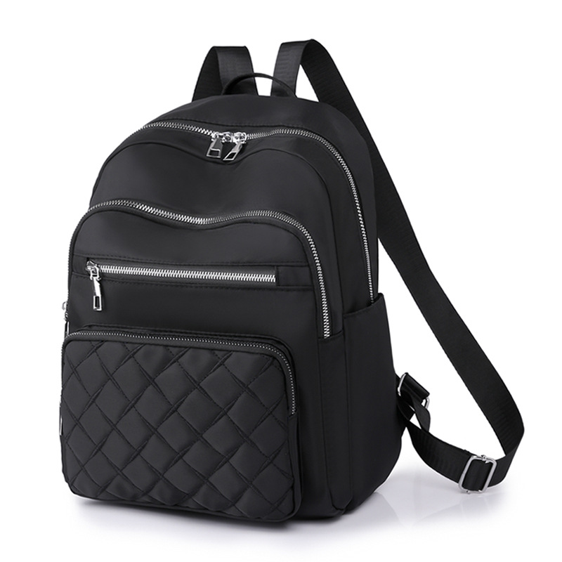 2025 nueva mochila de nylon impermeable transfronteriza mochila de damas de transporte urbano de gran capacidad de moda mochila de estudiantes