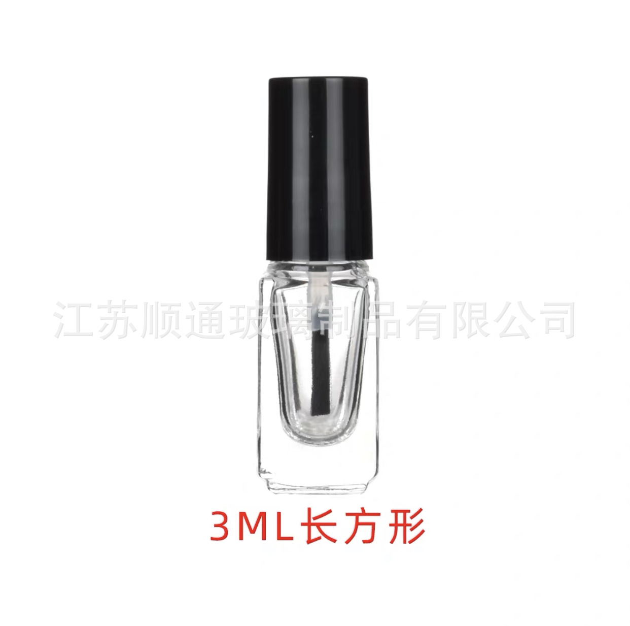 Botellas Vidrio para Esmalte 5–15 ml — Con Brocha (Transparente)