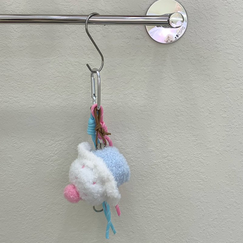 Colgante serie de pastel original suave lindo bolsas de peluche mochila colgante de llaves de automóvil interesante colgante