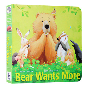Little Bear Wants More English original Bear Wants More children's English Enlightenment picture story book