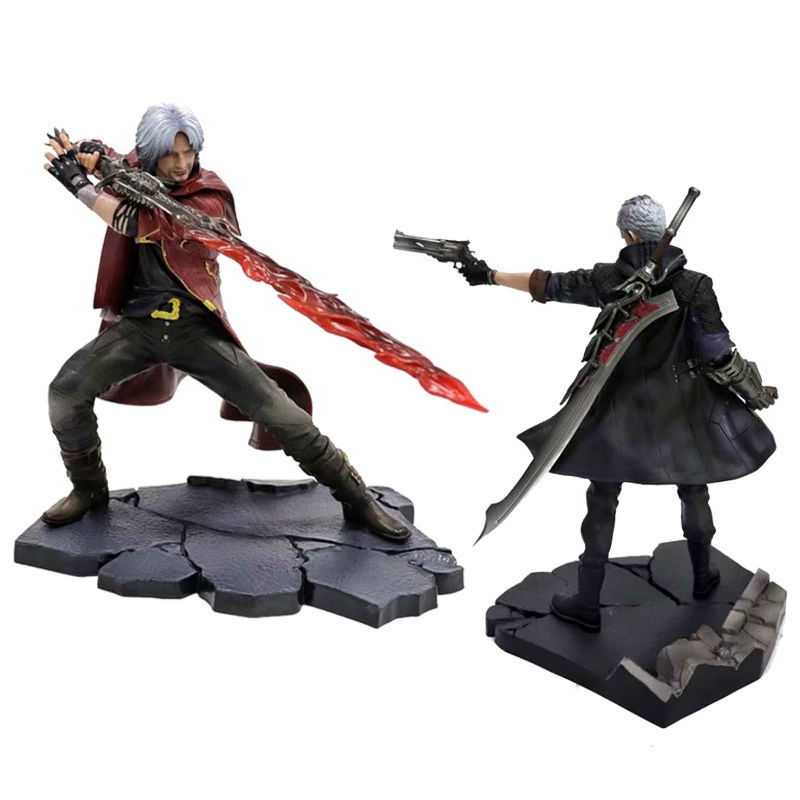 Dante из Devil May Cry 5 Охотник демонов Боевая версия Данте Данте Неро Коробка Ручная модель Swing