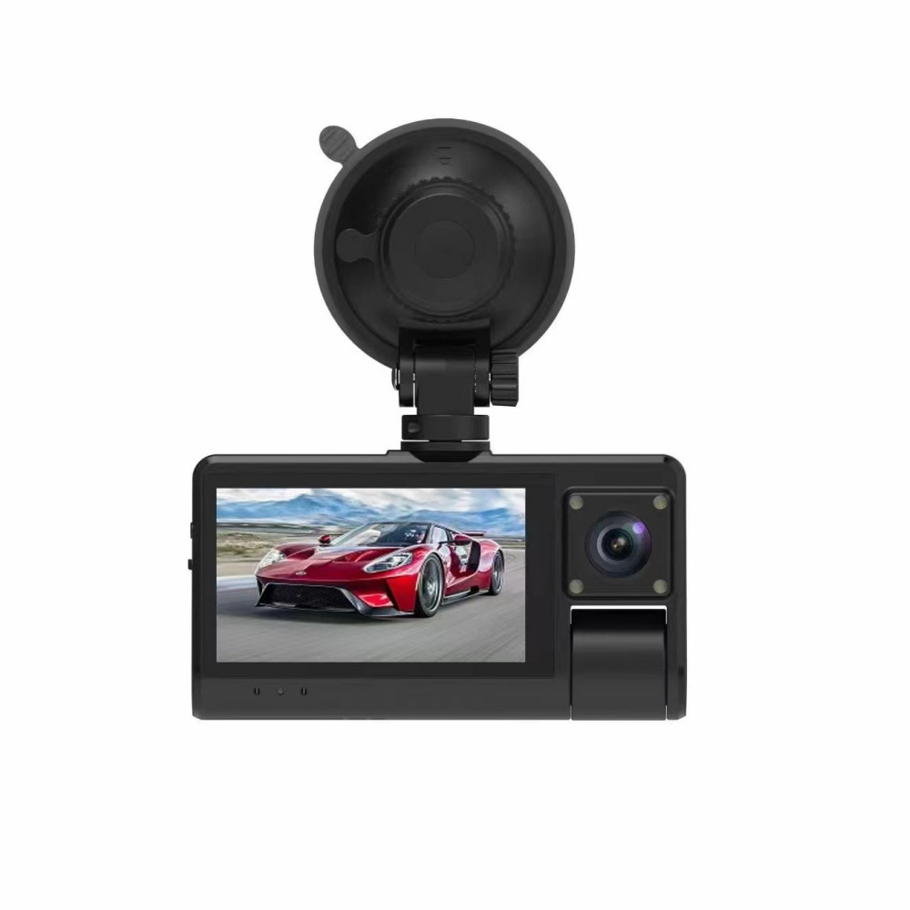 Wifi Three-Camera 1080P High-Definition Night Vision Dash Cam 3inch Touch Screen Car Surveillance Camera