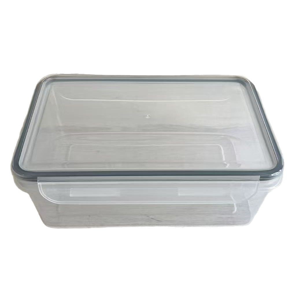 Caja hermética PP grado alimenticio para frigorífico, apta para microondas, almacenamiento de comida congelada, modelo Amazon