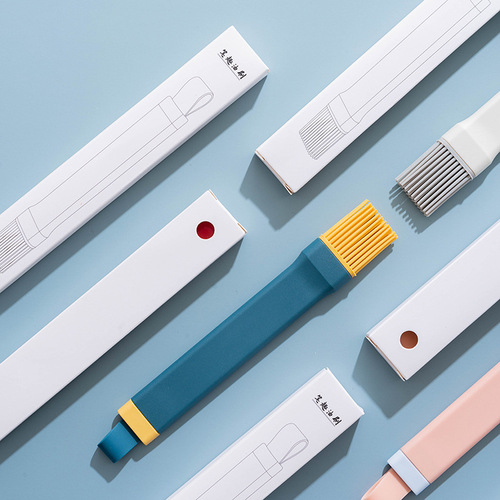 Nordic kitchen silicone oil brush night market barbecue roadside stall BBQ seasoning brush home baking sauce brush