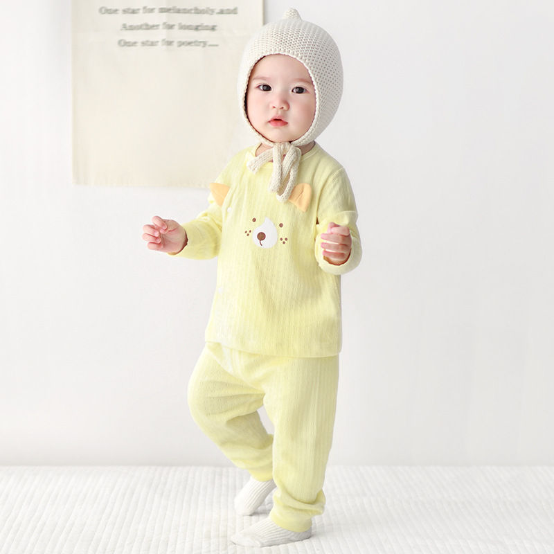 Primavera, otoño, invierno, abrigos para bebés, pantalones de otoño, niños calientes, algodón para niños, ropa de fondo, ropa interior para bebés