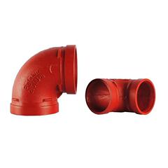 Fire channel elbow 90-degree groove elbow 114 fire channel clamp