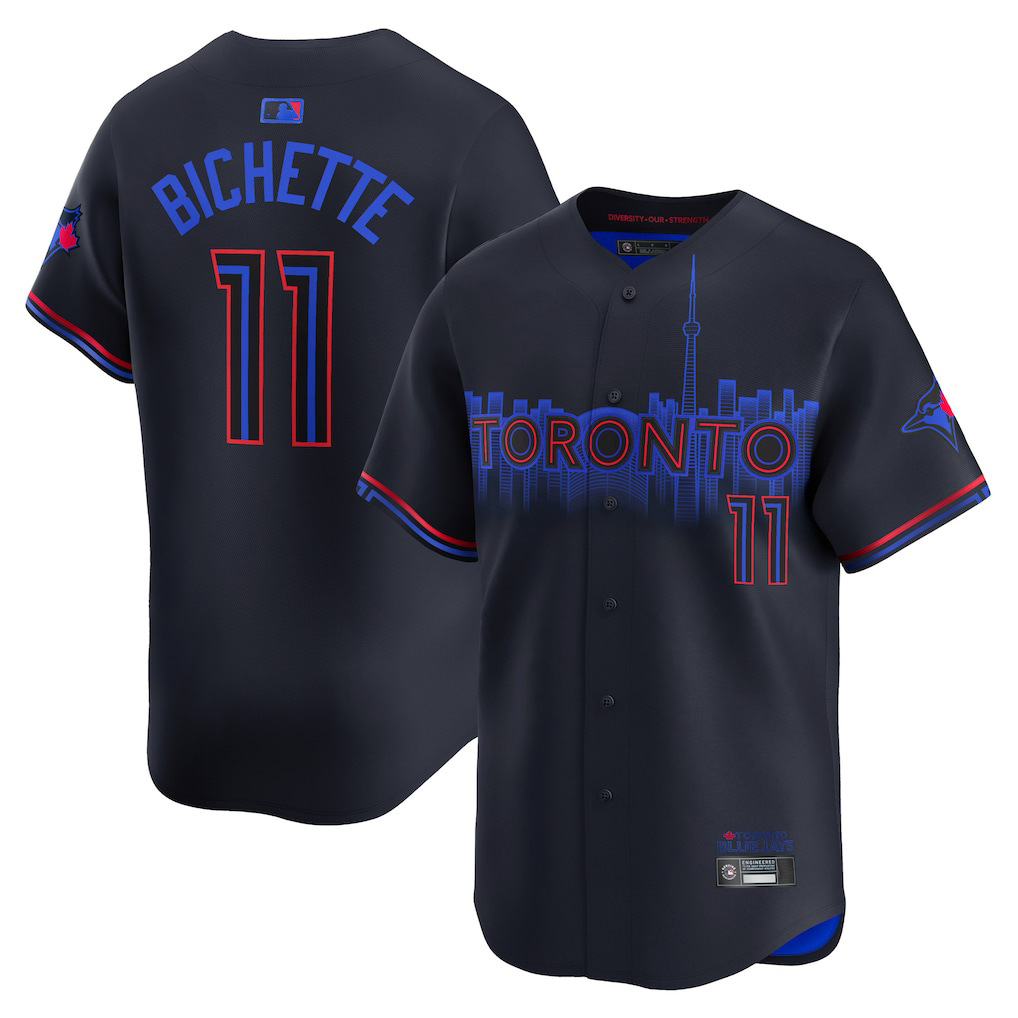 Men's Toronto Blue Jays Bo Bichette Black 2024 City Connect Limited Player Jersey