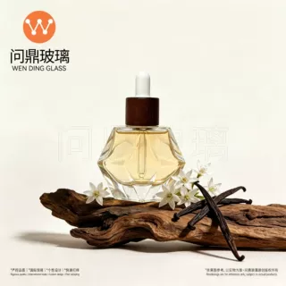 定制高端精油瓶30ml钻石瓶滴管瓶精华液瓶分装瓶原液瓶玻璃瓶包材
