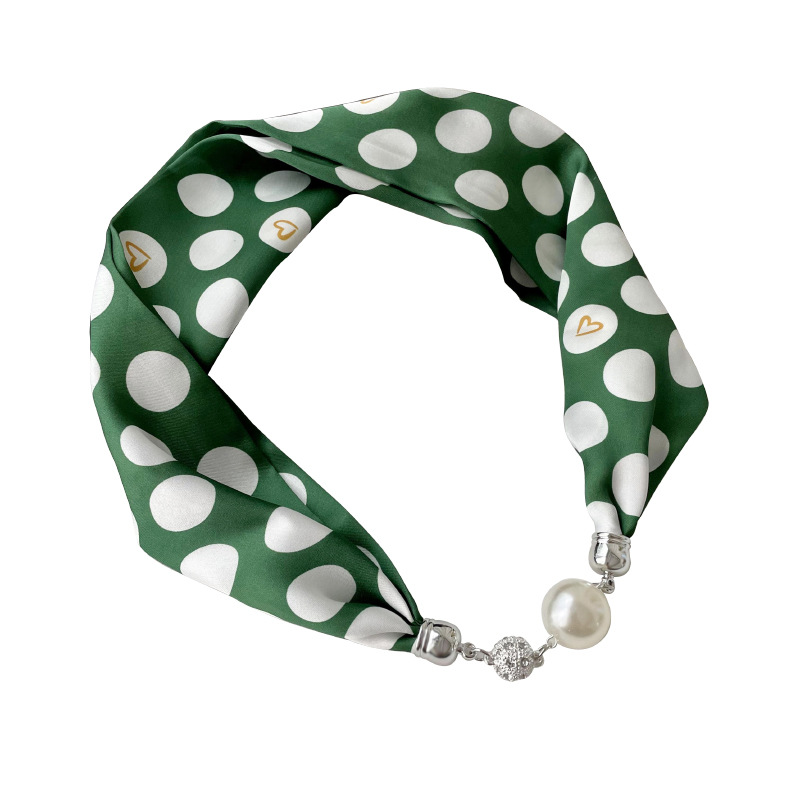 Nueva bufanda magnética hebilla collar decoración del cuello bufanda perezosa bufanda multifuncional de las mujeres bufanda de alta calidad correa de muñeca perezosa