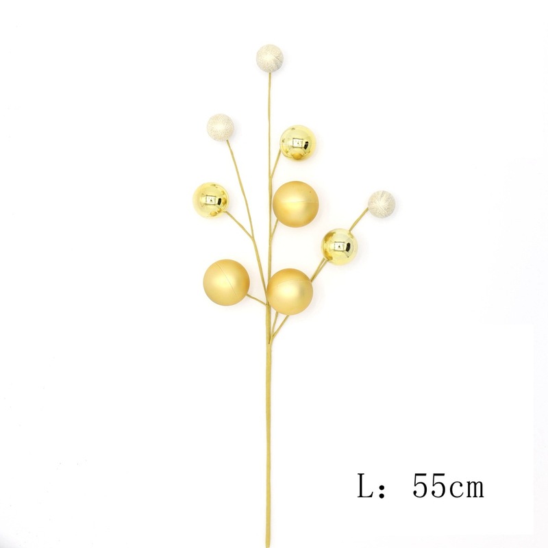 クリスマスボール挿入クリスマスツリー装飾電気メッキボール光沢のあるプラスチックマットカラーボールクリスマス装飾|undefined