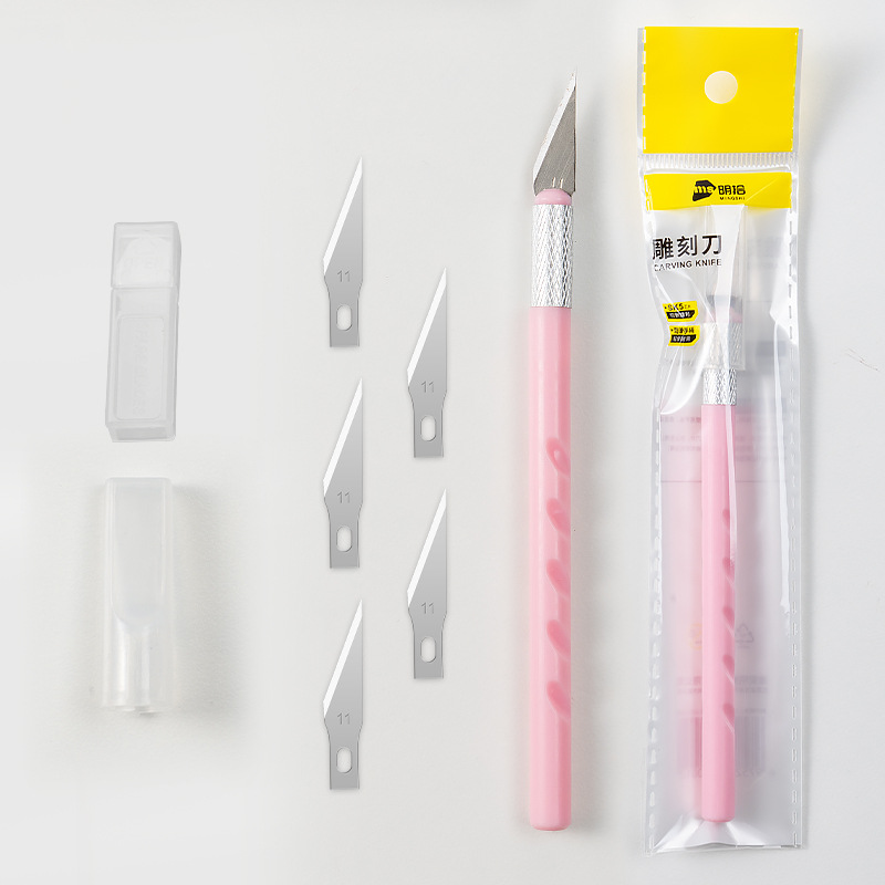 Cuchillo de grabado de Mingxi cuchillo de pluma de color cuchillo de pluma multifuncional especial para cortar papel y grabar papel image 17