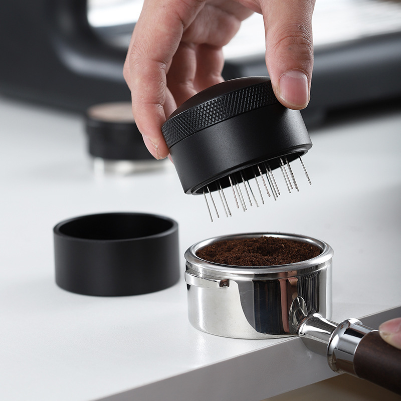 Ajustable rotatorio de café de tela en polvo Dispositivo de tela en polvo aguja de agitación licuadora café en polvo de agitación Block Breaker