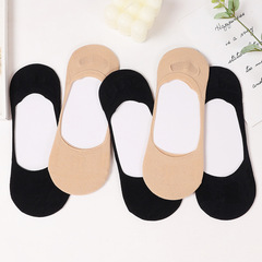 船襪女無骨襪隱形襪夏天超薄冰絲襪淺口襪高跟鞋襪子不掉跟棉底