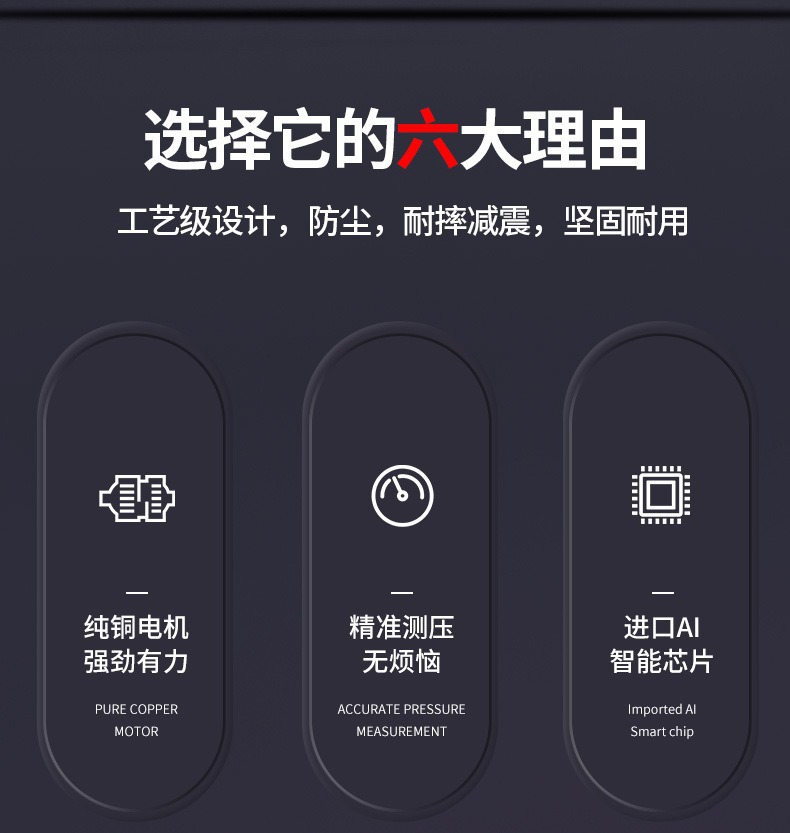 Car Wireless Air Pump, Car Air Pump, High-Pressure Tire Inflator for Sedans, Digital Display Tire Pressure