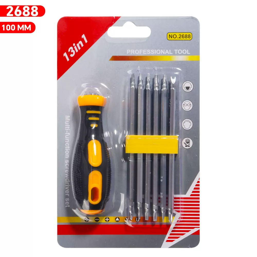 十字异型梅花Y型U型手机电讯维修工具螺丝批 12合1多用螺丝刀套装