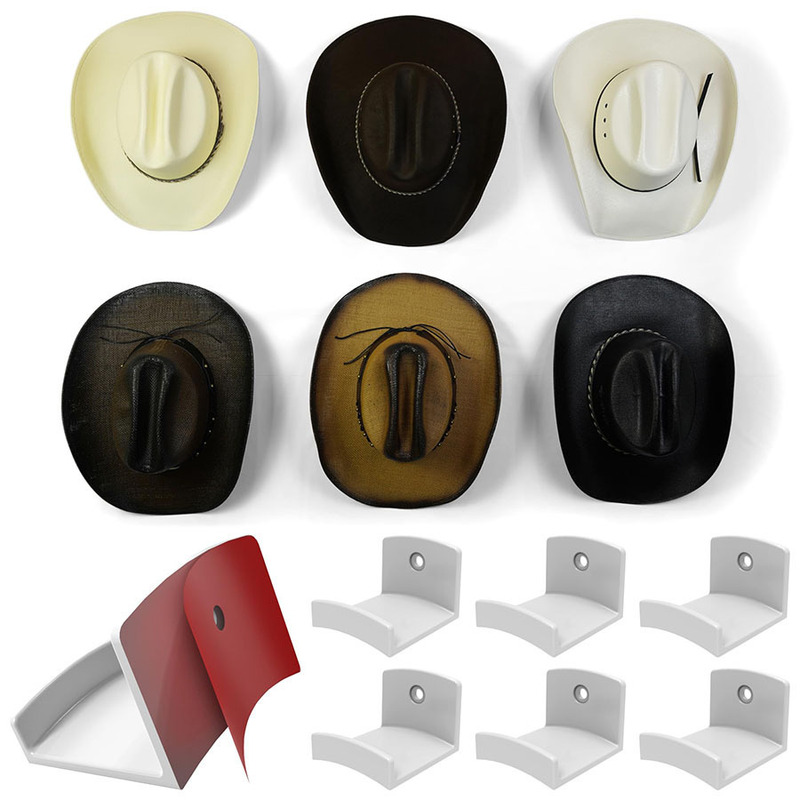 Amazon New Sticky wall cap hooks wall acrylic sticky hat hook