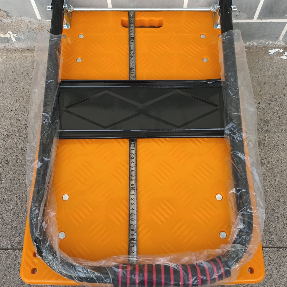 4 塑料平板手推车平板车板车拉货板车折叠板车小推车折叠静音