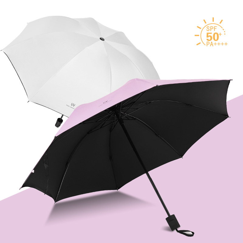 Paraguas manual grande, paraguas plegable resistente al viento, protección solar, paraguas parasol grueso, paraguas plegable para el sol, venta al por mayor personalizada