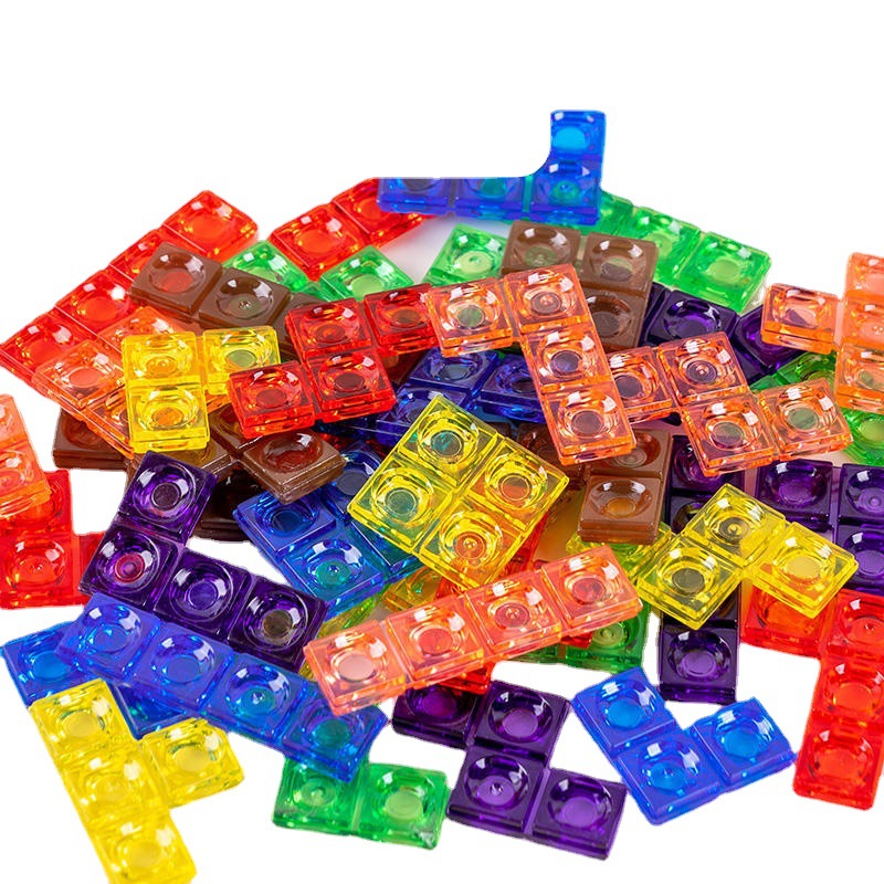 Juguetes educativos para niños 3D rompecabezas tridimensional bloques de construcción de 5-6 años de edad niños y niñas pensando en la formación de la educación temprana Tetris image 7