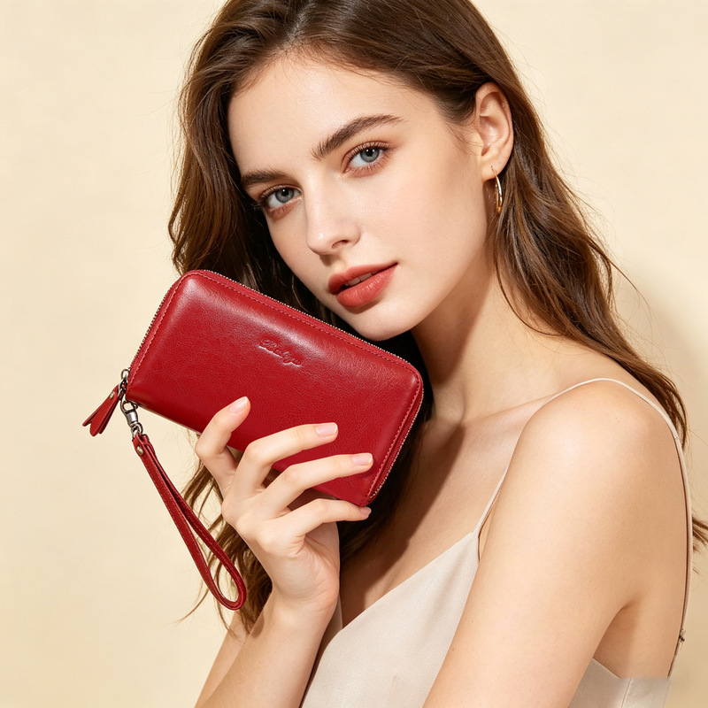 Cross-Border New Style Women's Wallet, High-End Retro Zipper Bag, Coin Storage, Amazon Hot-Selling Wallet Wallet Cross-Border New Style Women's Wallet, High-End Retro Zipper Bag, Coin Storage, Amazon Hot-Selling Wallet Wallet