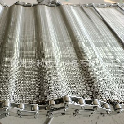 Stainless steel food Mechanics Belt high temperature dryer Delivery Net chain food Packaging machine Belt machining customized