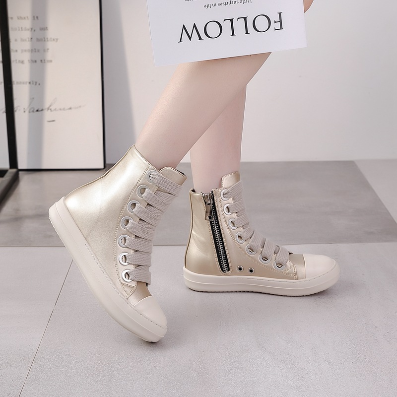 Hohe Sneaker Wanderschuhe Mit Reißverschluss Für Damen Und Herren_voghion.com