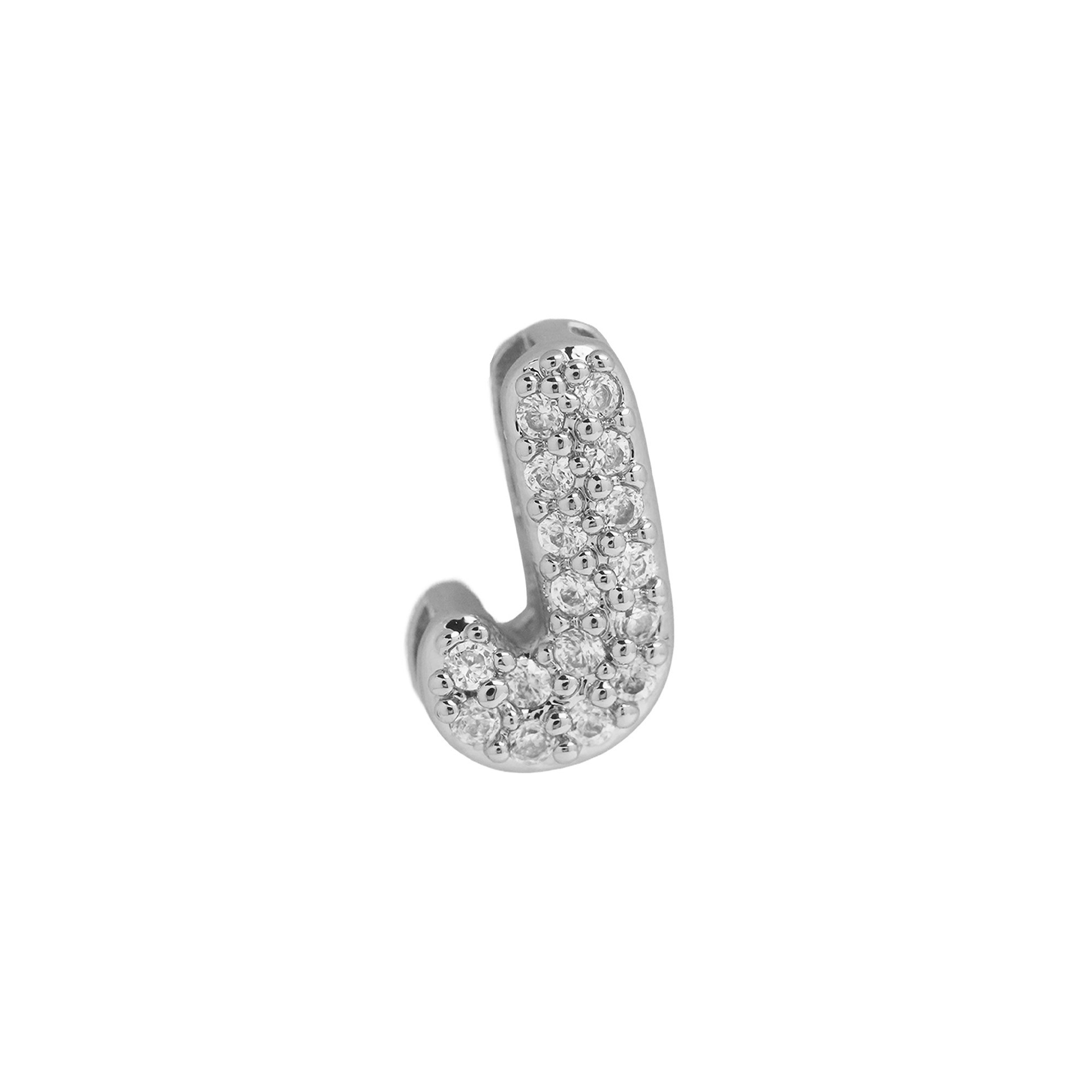 silver Pendant J