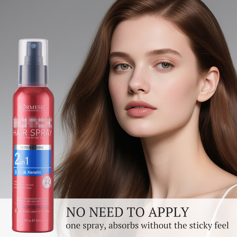 KORMESIC queratina no lavable spray para el cabello dejar en la niebla de cabello fabricantes de comercio exterior reparar al por mayor