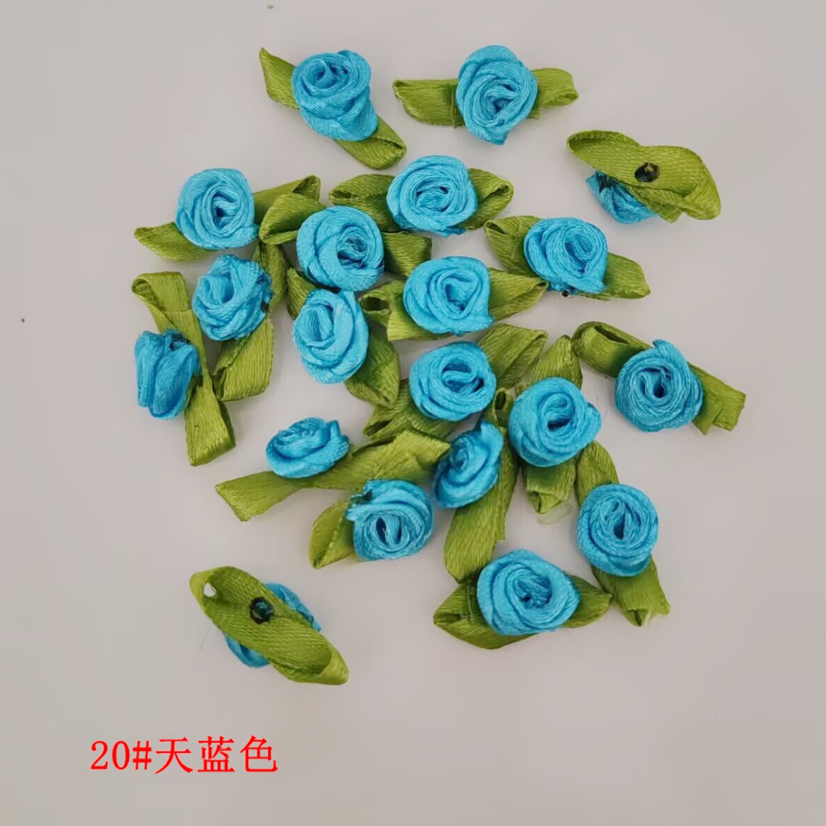 Pequeña cinta Rosa ropa para niños accesorios de juguete en stock diy1.5cm pequeña flor Rosa