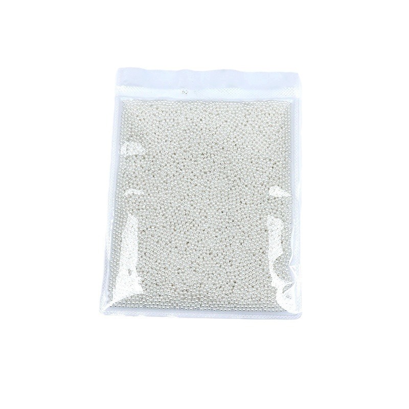 1.0mm3.5mm小号特高亮无孔ABS高档美甲美妆仿珍珠头饰发饰配件|undefined