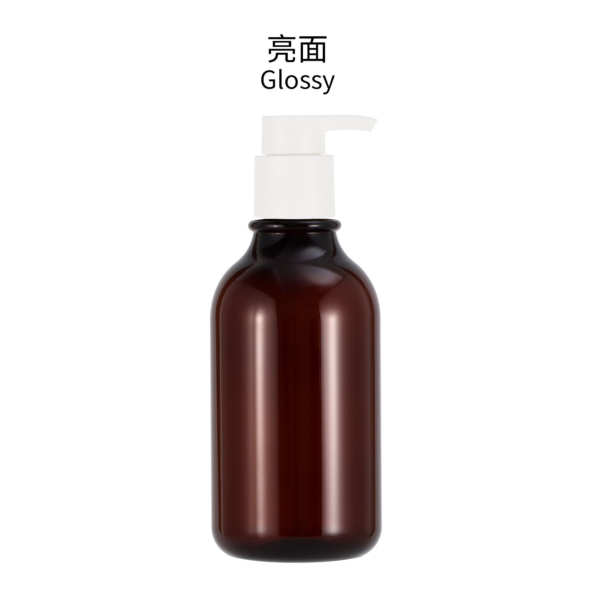 En stock Botella de champú PET de plástico esmerilado negro de 500ML Botella de loción Botella de gel de ducha cosmética Botella secundaria