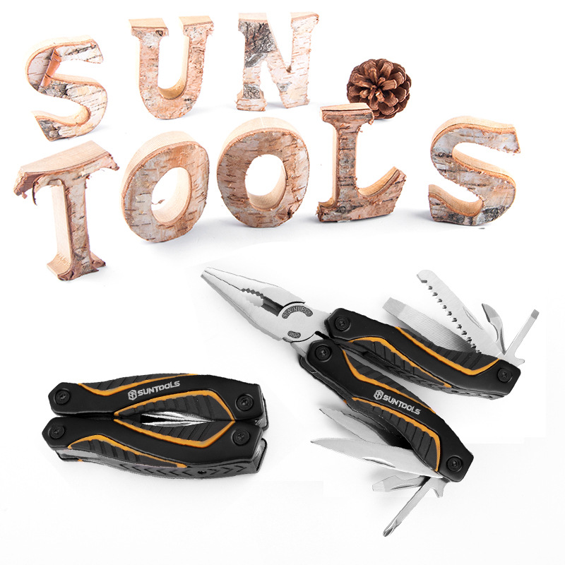 不锈钢多功能户外折叠工具钳户外野营应急工具多用战术钳组合刀钳