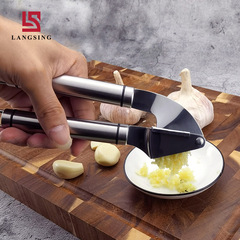 Amazon stainless steel garlic press, crushed garlic, garlic paste, manual garlic press, garlic peeler, brush set