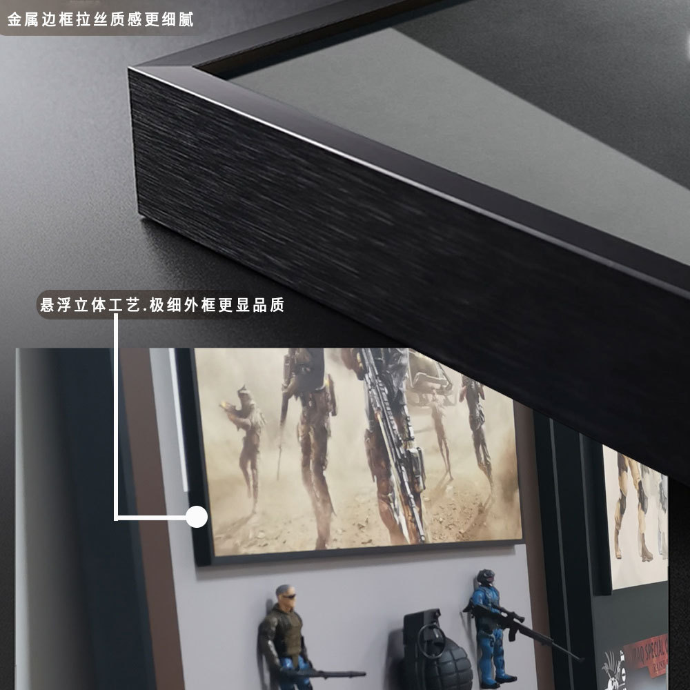 Mano comiendo pollo batalla de campo tridimensional pintura decorativa física dormitorio de niños porche pintura colgante juego animación pintura colgante