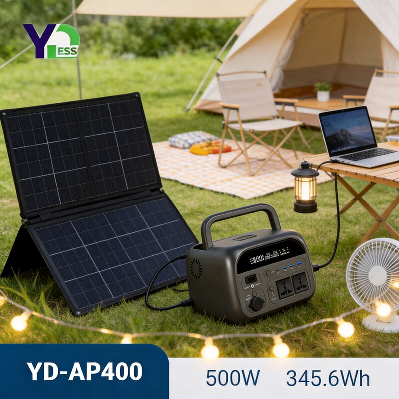 Outdoor mobile power 220v night market stall large capacity 300W camping standby portable outdoor energy storage power supply