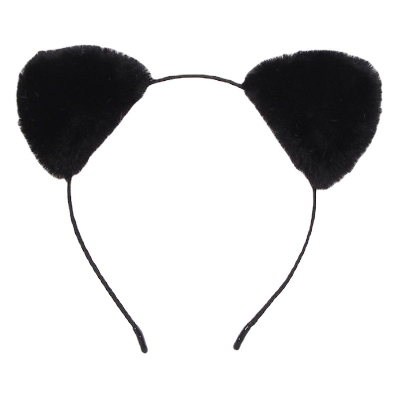 Estilo coreano moda orejas de gato diadema celebridad mismo estilo en línea celebridad fotografía en vivo lavado de cara simple lindo felpa accesorios para el cabello moda