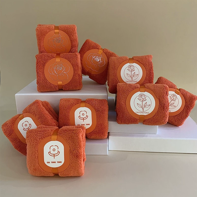 Gift box, coral velvet mountain tea, towel, Birthday gift