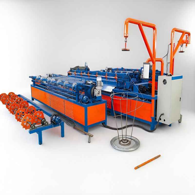 大孔包树头铁网机器树根铁丝网机圈香蕉自动化钢丝勾花网机械设备