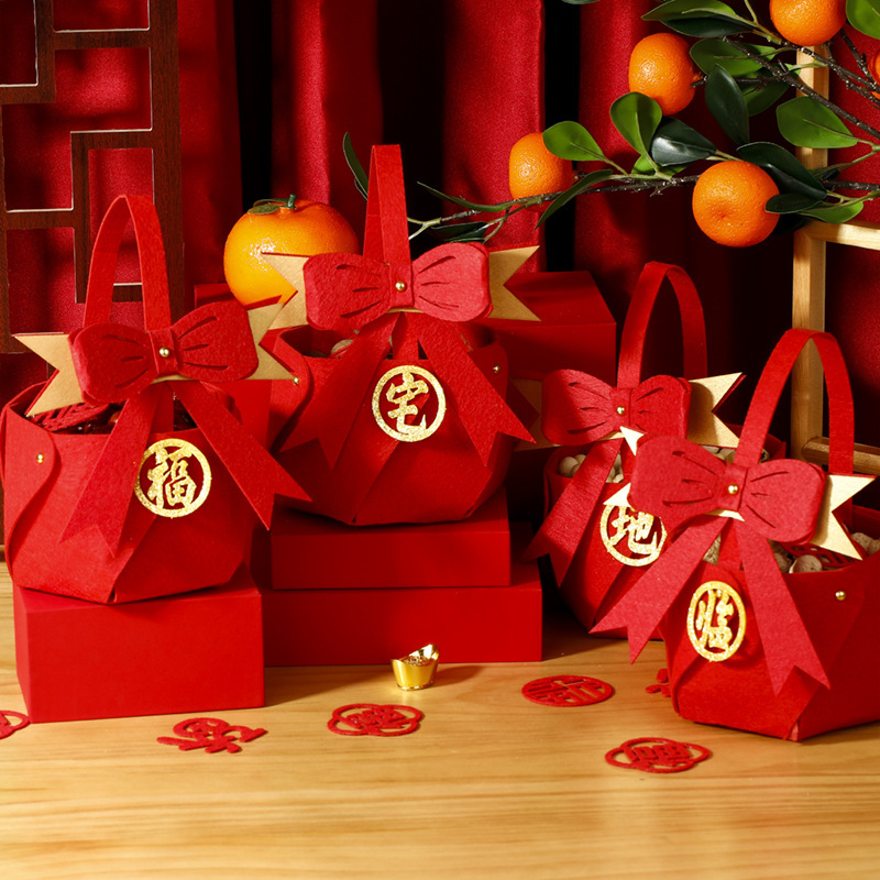 Early Birthday Good Fortune Bedside Decoration, Wedding Celebration Bedroom Decor, Dried Fruit Combination Engagement, Bridal Basket Arrangement, Wholesale