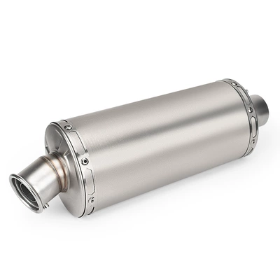 Motorcycle Modified Exhaust Pipe Z900 R3 Cbr650 S1000Rr Phoenix Stb Stainless Steel Tail Section (Motorcycle exhaust pipe) - titanium-color
