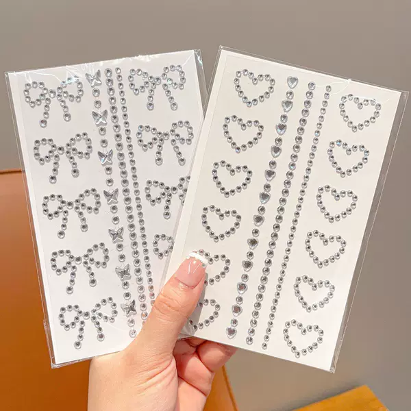 Cross-Border Face Stickers, Facial Stickers, Small Diamonds, Children's Performance Makeup, Makeup Stickers, Pearl Stickers, Face Stickers, Concerts