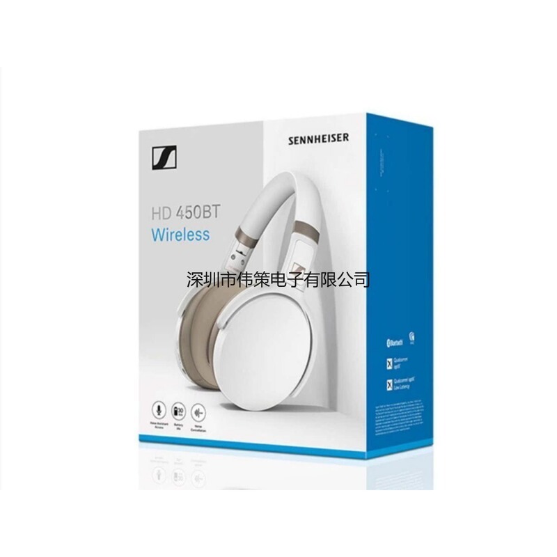 Sennheiser Hd450Bt Wireless Bluetooth Headphones Music