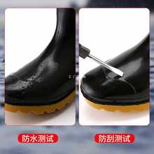 Q4Y4雨鞋男女水鞋雨靴中筒高筒防雨鞋防滑防水加厚牛筋底耐磨套鞋