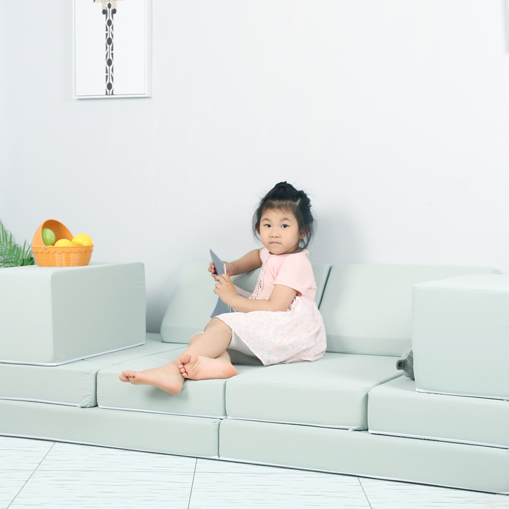 Transfronterizo de los niños dedicados educativos esponja sofá DIY costura sofá cojín hogar creativo cojín sofá cubierta combinación
