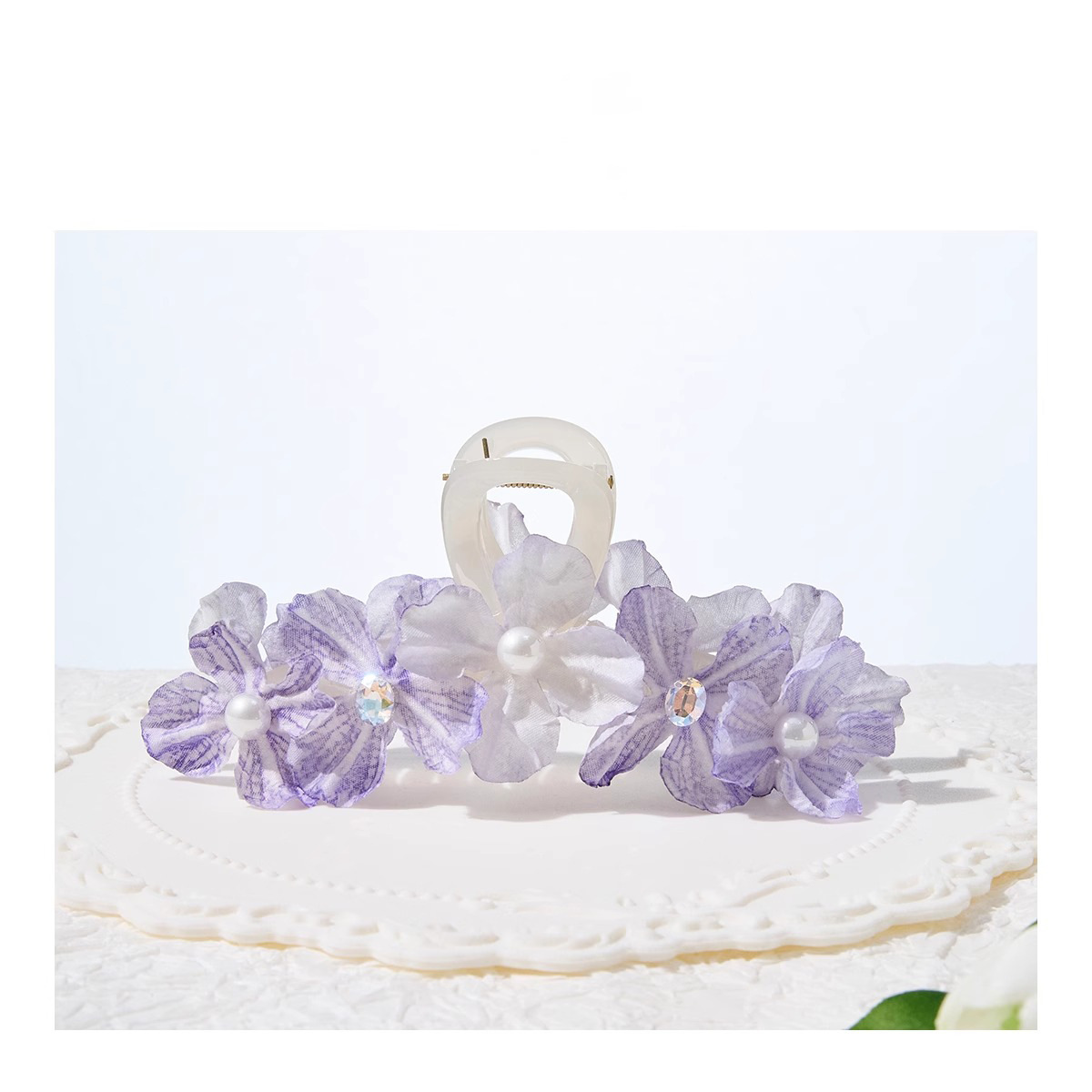 Vacation, Simple Style Style Vacation Simple Style Women's Plumeria Plastic Cloth Hair Claws