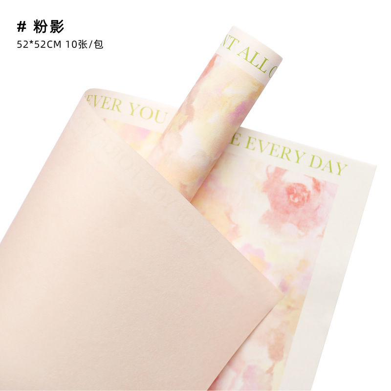 Papel de arte impermeable, papel de flores, papel de embalaje de flores, ramo de regalos, material de florista, lote