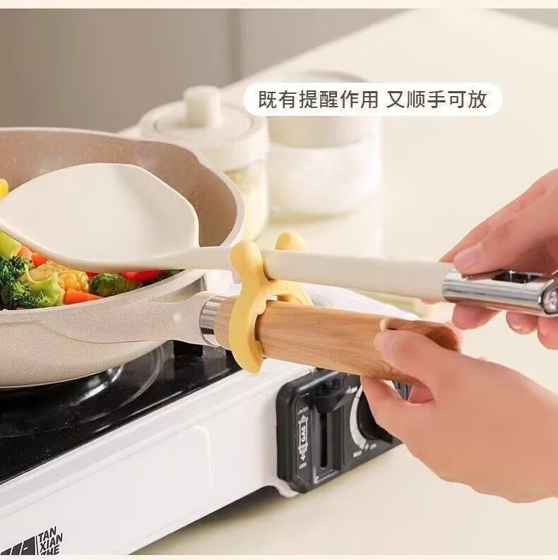 Silikon Spatula Standı Ev Mutfağı Ocak Taşması Önleyici Kaşık Mutfak Aletleri Yerleştirme Koruma Spatula Standı Tutuşu Taşınabilir Depolama Rafı